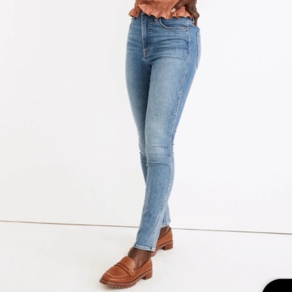 Madewell Tall Curvy Roadtripper Skinny Jeans Vinton Wash Size 28